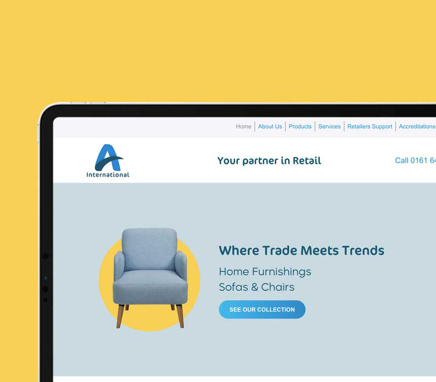 a internation website design by red chilli design