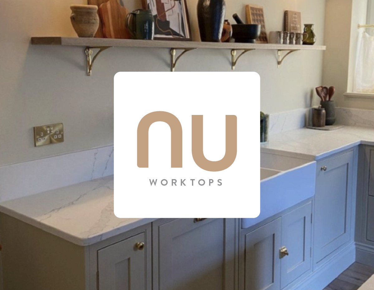 nu granite worktops branding visual identity packaging design by red chilli design