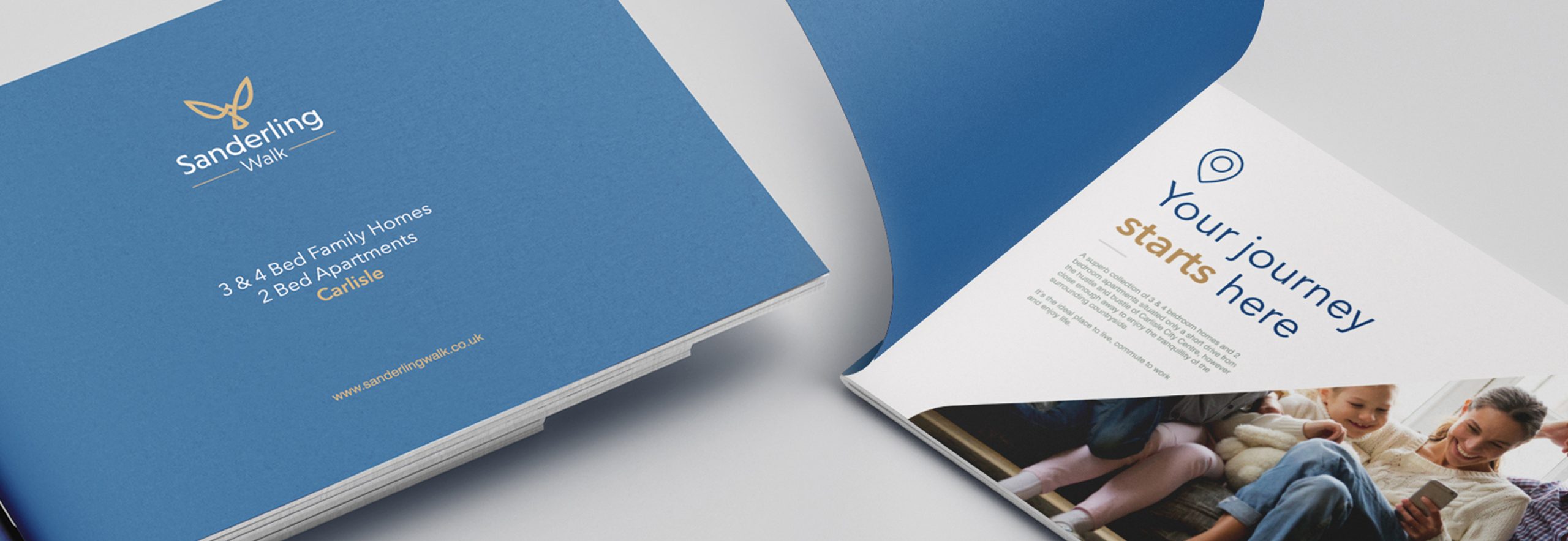 property developers carlisle brochure design family homes by red chilli design