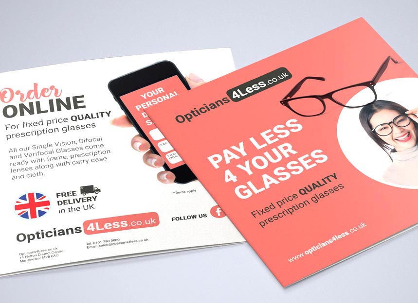 brochure design for opticians
